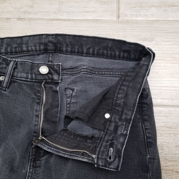 Abercrombie & Fitch Jeans Men's Athletic Skinny Stretch Open Knee Charcoal 32x34 - Picture 5 of 9